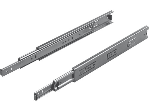 Ball bearing runners, full extension, side mounted